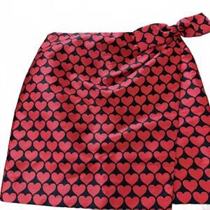 J. CREW Hearts Wrap Skirt with Bow Accent. SZ 8 Valentines Day Romantic Sexy